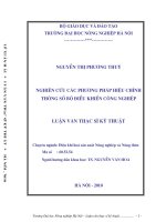 Nghiên cứu các phương pháp hiệu chỉnh thông số bộ điều khiển công nghiệp 