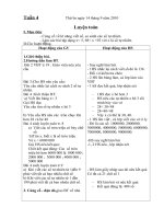 Tài liệu Giáo án 4 - tuần 4 buổi chiều