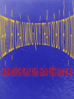 Tài liệu chao mung thay co