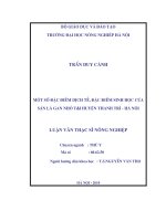 Một số đặc điểm dịch tễ, đặc điểm sinh học của sán lá gan nhỏ tại huyện thanh trì   hà nội 