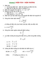 Điện tích và điện trường