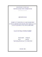 Nghiên cứu ảnh hưởng của một số biện pháp kỹ thuật ghép đến sinh trưởng, phát triển của cây cao su ở giai đoạn vườn ươm tại điện biên 