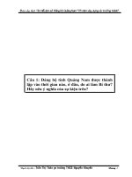 Bài soạn Bài thi Đảng bộ Quảng Nam 78 năm (2)