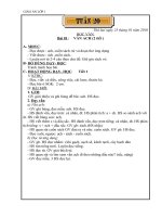 Bài giảng Giáo án lớp 1-Tuần 20