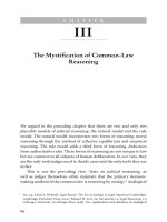 The Mystification of Common-Law Reasoning