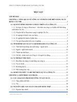 Báo cáo thực tập - Công ty cổ phần chế biến hàng xuất khẩu Cầu Tre