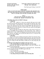 Gián án Báo cáo Tổng kết SKKN