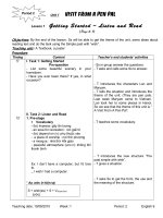 Bài soạn Getting Started – Listen and Read