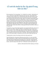 Lễ cưới đã chuẩn bị sẵn vấp phải lễ tang, tính sao đây?