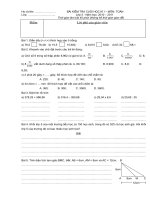 Tài liệu ĐỀ THI HK I, NĂM HỌC 2010-2011