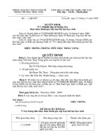 Bài giảng Ke hoach chi dao danh gia RL The luc HSTH