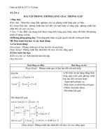 Gián án giáo án tự chọn Tuầnn 5.doc