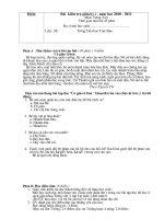 Bài soạn de kiem tra lop 3