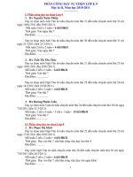 Tài liệu PHÂN CÔNG DẠY TỰ CHỌN HKII NH2010-2011