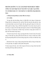 PHƯƠNG HƯỚNG VÀ CÁC GIẢI PHÁP NHẰM HOÀN THIỆN CÔNG TÁC KẾ NHẬP XUẤT NGUYÊN VẬT LIỆU TẠI CÔNG TY CỔ PHẦN DẦU TƯ  XÂY DỰNG VÀ THƯƠNG MẠI HOÀNG MAI