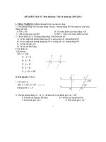Bài soạn Kiem tra hinh hoc 7 Chuong 1