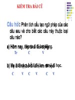 Gián án Rút gọn câu