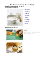Đón Halloween với món Pancake bí ngô