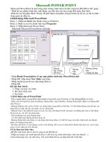 Tài liệu SỬ DỤNG POWER POINT
