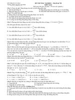 Gián án Đề luyện tập số 16