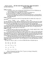 Bài soạn de thi chon doi tuyen hsg khoi 9 nam 10-11