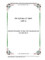 Sáng kiến kinh nghiệm: Sử dụng Atlat trong giảng dạy địa  lý tự nhiên lớp 12