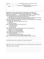 Tài liệu ĐỀ THI HK I, NĂM HỌC 2010-2011