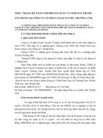 THỰC TRẠNG KẾ TOÁN CHI PHÍ SẢN XUẤT VÀ TÍNH GIÁ THÀNH SẢN PHẨM TẠI CÔNG TY CỔ PHẦN GẠCH TUYNEL TRƯỜNG LÂM