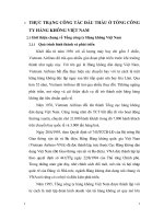 THỰC TRẠNG CÔNG TÁC ĐẤU THẦU Ở TỔNG CÔNG TY HÀNG KHÔNG VIỆT NAM