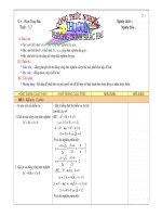 Gián án Tiết 57-Chương 4-ĐS 9