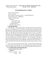 Tài liệu Kế hoạc cá nhannăm học 2010-2011