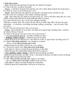 Bài soạn dạy thêm Tiếng Anh 9