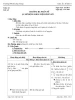 Bài giảng SH6 T69 $1 MỞ ĐẦU VỀ PHÂN SỐ