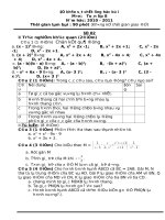 Tài liệu ĐỀ+ĐA KIỂM TRA KỲ II TOÁN 8 ĐỀ 02