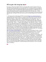 Gián án Hỗ trợ giáo viên trong dạy học