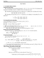 Gián án phương trình mặt phẳng(cơ bản)