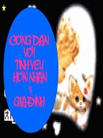 Bài soạn Bai 12 Cong dan voi tinh yeu hon nhan va