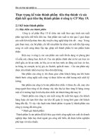 Thực trạng kế toán thành phẩm  tiêu thụ thành và xác định kết quả tiêu thụ thành phẩm ở công ty CP May 19