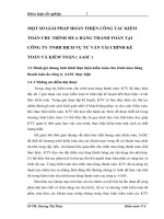 MỘT SỐ GIẢI PHÁP HOÀN THIỆN CÔNG TÁC KIỂM TOÁN CHU TRÌNH MUA HÀNG THANH TOÁN TẠI CÔNG TY TNHH DỊCH VỤ TƯ VẤN TÀI CHÍNH KẾ TOÁN VÀ KIỂM TOÁN