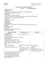 Gián án ng van 9 .tuan 20 theo chuẩn ktkn(3 cot)