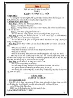 Bài giảng GA lớp 1 tuần 1