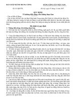 Tài liệu 19 ĐIỀU ĐV KHÔNG ĐƯỢC LÀM