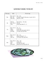 Tài liệu giao an lop 1 tuan 20