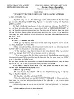 Gián án TỔNG KẾT THỰC HIỆN QCDC NĂM 2010