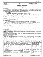 Bài soạn SINH 6_HKII