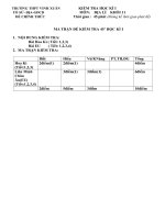 Tài liệu Đề thi học kỳ 1 năm học 2010-2011