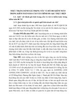 THỰC TRẠNG ĐÁNH GIÁ TRỌNG YẾU VÀ RỦI RO KIỂM TOÁN TRONG KIỂM TOÁN BÁO CÁO TÀI CHÍNH DO A