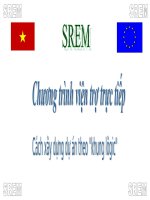 Bài soạn Cách xây dựng dự án theo khung logic