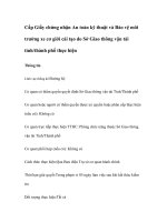 Cấp Giấy chứng nhận An toàn kỹ thuật và Bảo vệ môi trường xe cơ giới cải tạo do Sở Giao thông vận tải tỉnh/thành phố thực hiện