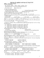 Ôn luyện học kì 1hoa 10